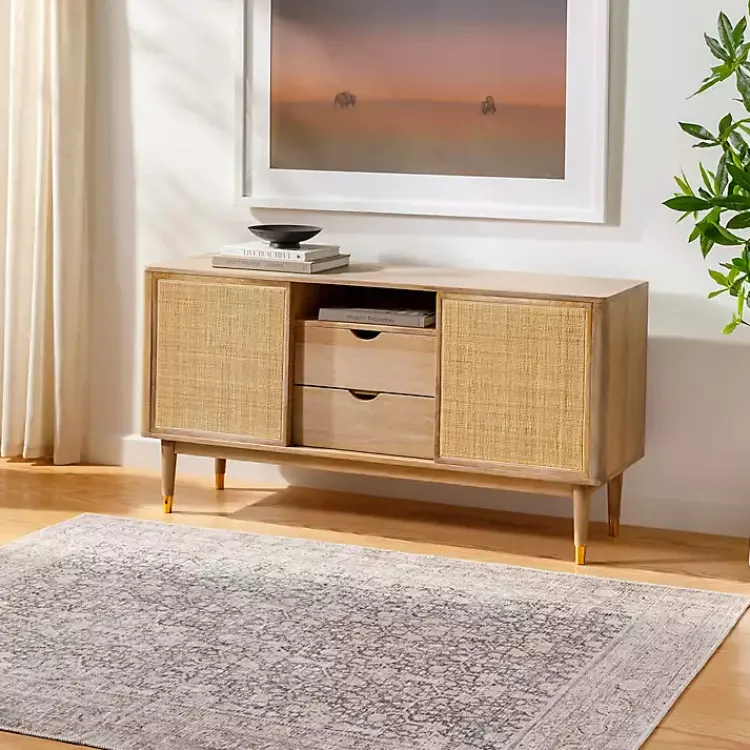 Area Rugs-Kirklands Home Amelie Black Traditional Washable Area Rug, 7x10