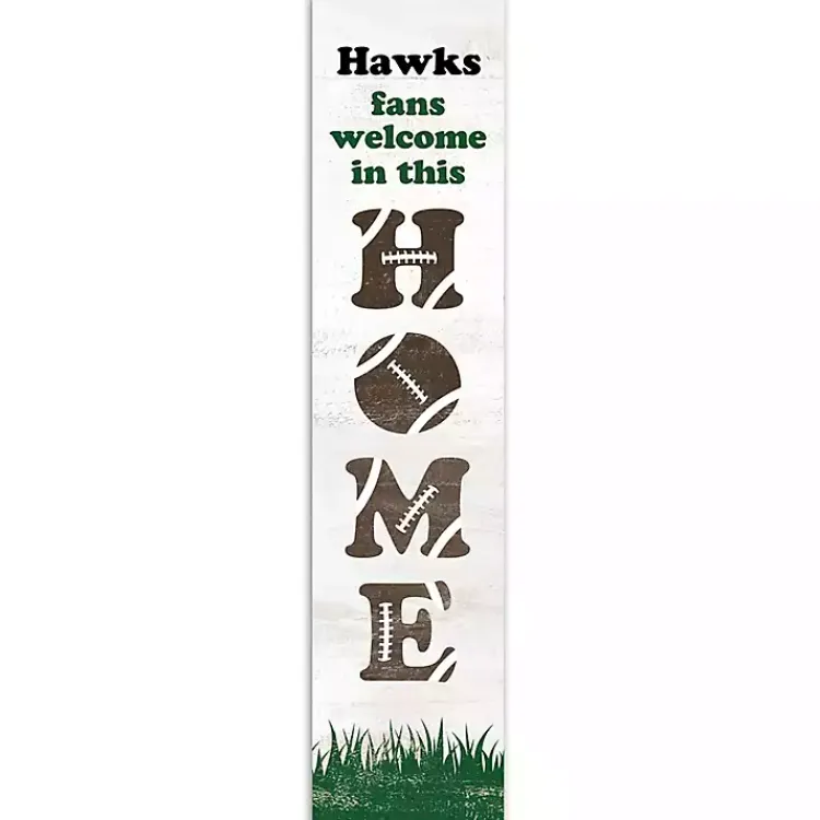 Garden Decor-Kirklands Home Personalized Fans Welcome in This Home Porch Board