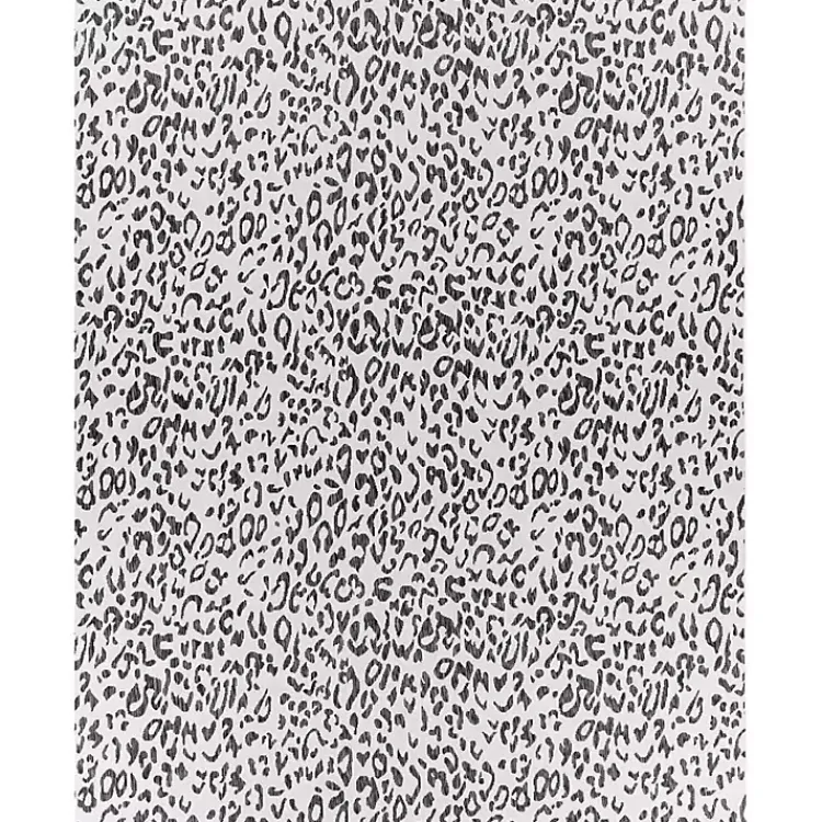 Outdoor Rugs-Kirklands Home Cauli Leopard Print Outdoor Rug, 7x10 Black
