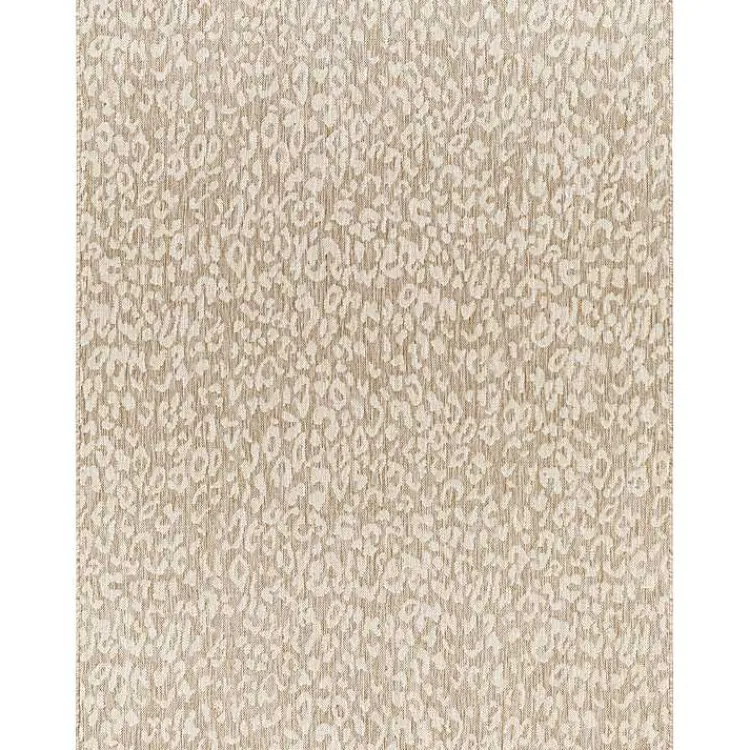 Outdoor Rugs-Kirklands Home Tan Amur Outdoor Rug, 5x7