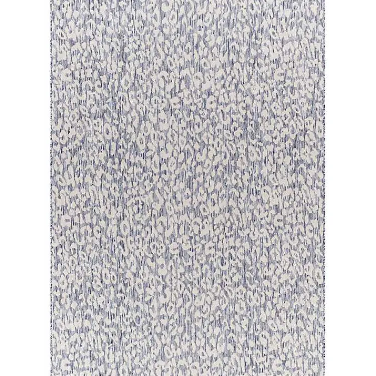 Outdoor Rugs-Kirklands Home Blue Amur Outdoor Rug, 6x9