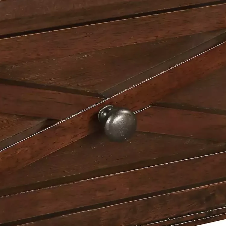 Console Tables-Kirklands Home Wood Traditional Console Table Brown