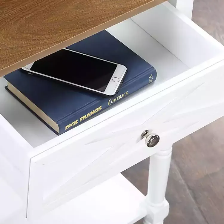 Console Tables-Kirklands Home Wood & Traditional Console Table White