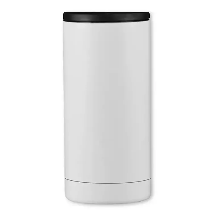 Barware-Kirklands Home Girl Dinner Stainless Steel Koozie White