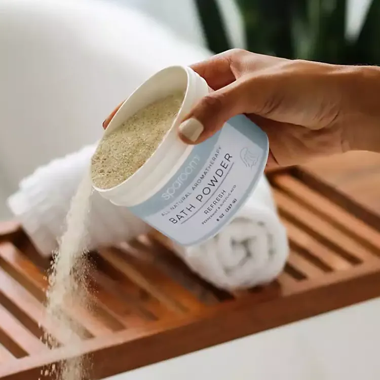 Bathroom Accessories-Kirklands Home Refresh Bath Bundle Gift Set Blue