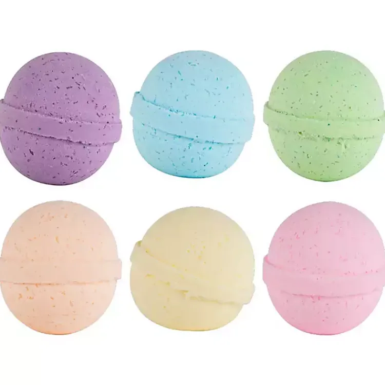 Bathroom Accessories-Kirklands Home Colorful Assorted Bath Bombs, Set of 6 Multi