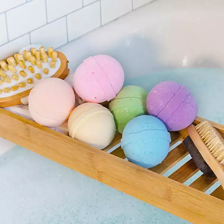 Bathroom Accessories-Kirklands Home Colorful Assorted Bath Bombs, Set of 6 Multi
