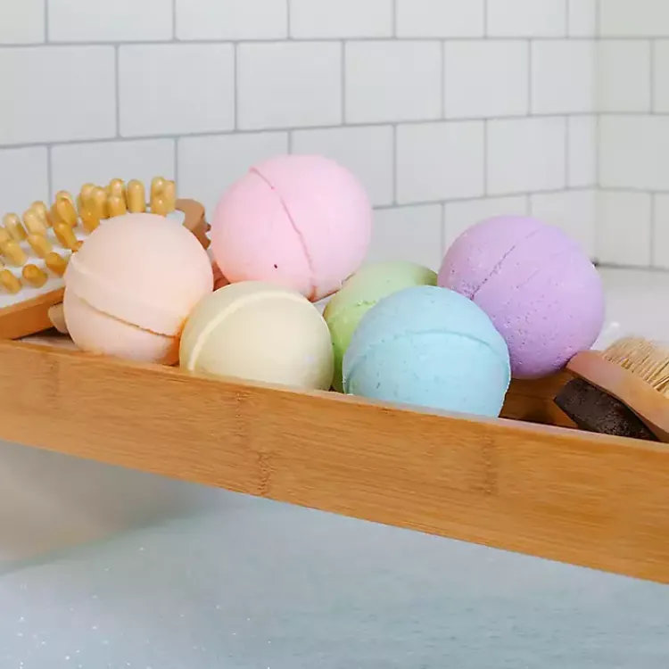 Bathroom Accessories-Kirklands Home Colorful Assorted Bath Bombs, Set of 6 Multi