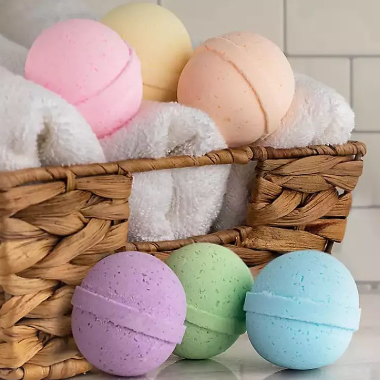 Bathroom Accessories-Kirklands Home Colorful Assorted Bath Bombs, Set of 6 Multi