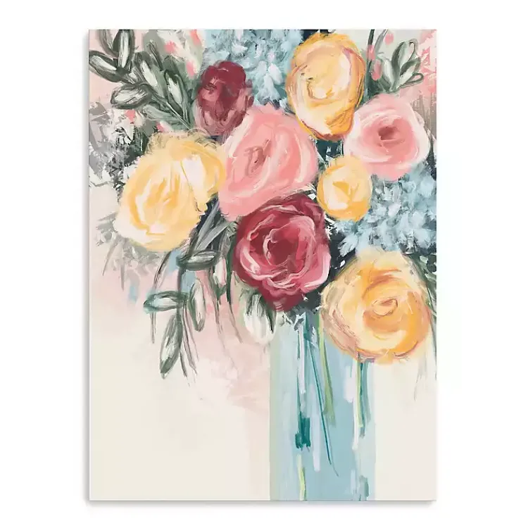 Canvas Art-Kirklands Home Bright Florals Canvas Art Print