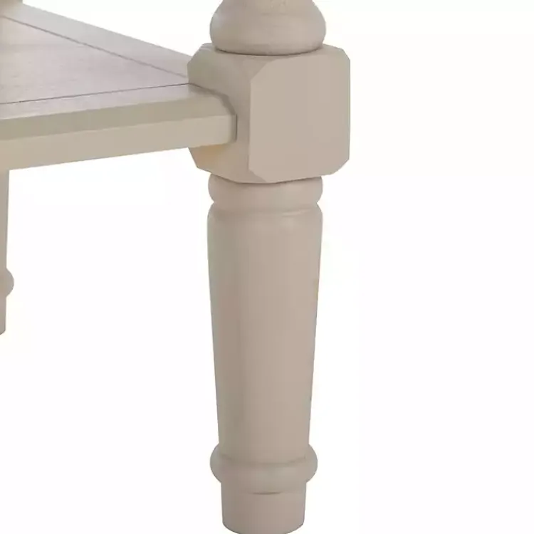 Console Tables-Kirklands Home Vintage 2-Drawer Samantha Console Table Gray