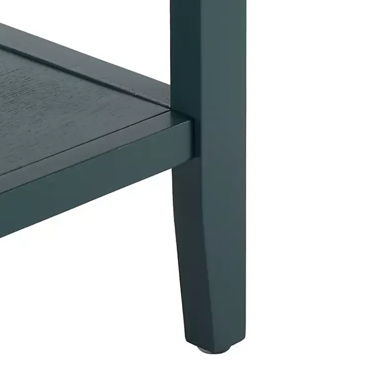 Cabinets & Sideboards-Kirklands Home Slate Teal 4-Drawer Charlotte Sideboard Blue