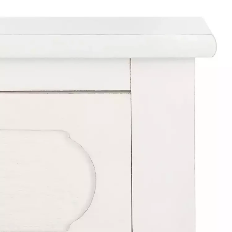 Console Tables-Kirklands Home Wood Allura Console Table White
