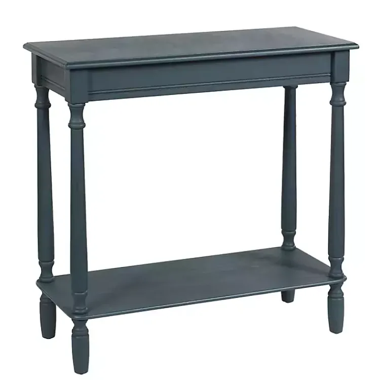 Console Tables-Kirklands Home Antique Wood Rachel Console Table Blue