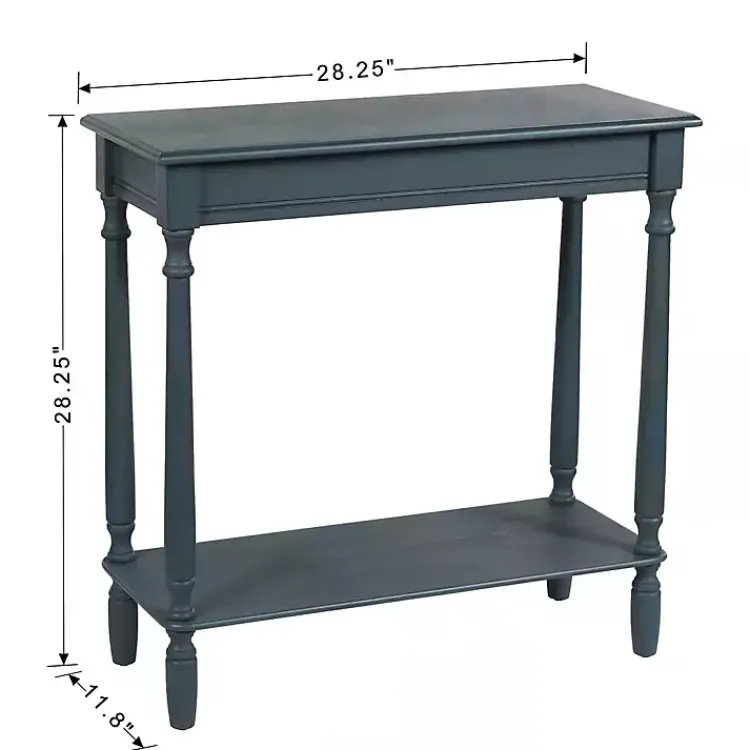 Console Tables-Kirklands Home Antique Wood Rachel Console Table Blue