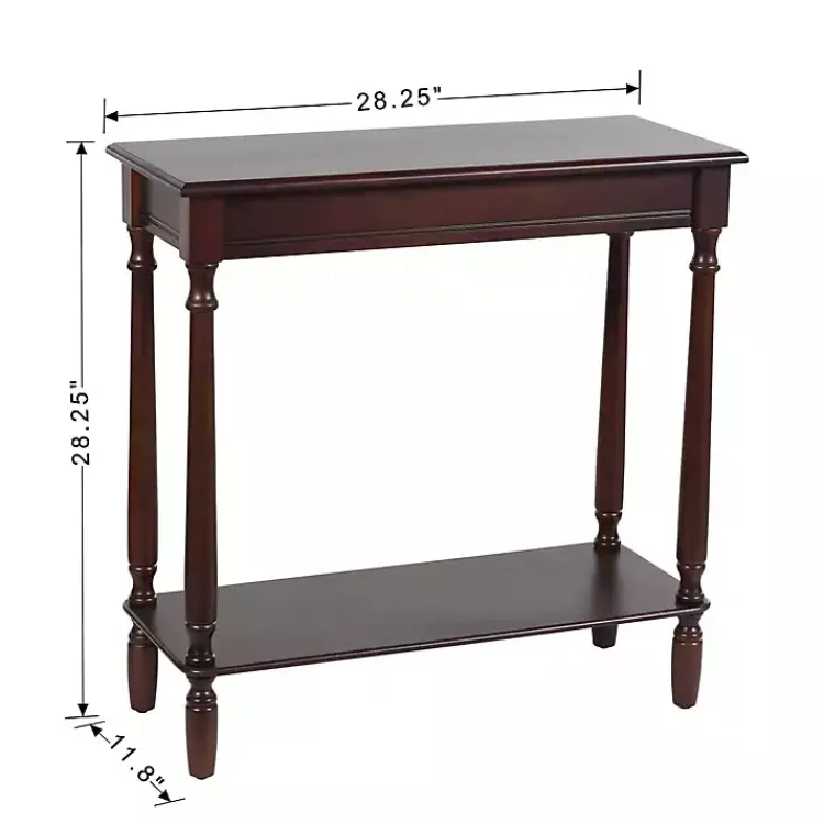 Console Tables-Kirklands Home Antique Wood Rachel Console Table Brown