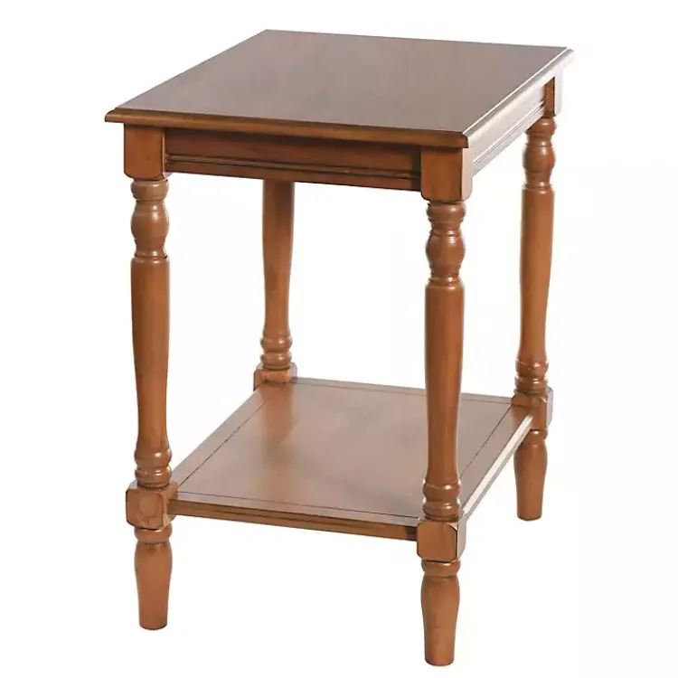 Accent & End Tables-Kirklands Home Honey Wood Sybil Accent Table Brown