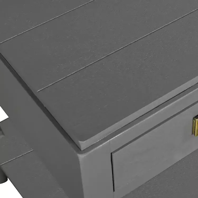 Accent & End Tables-Kirklands Home Wood Layla Accent Table Gray