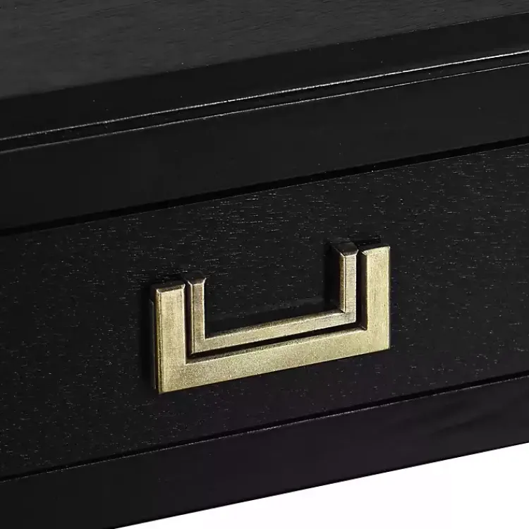 Accent & End Tables-Kirklands Home Wood Layla Accent Table Black