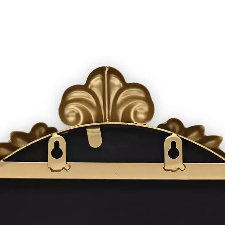 Full Length & Floor Mirrors-Kirklands Home Everlaine Modern Victorian Leaner Mirror Gold