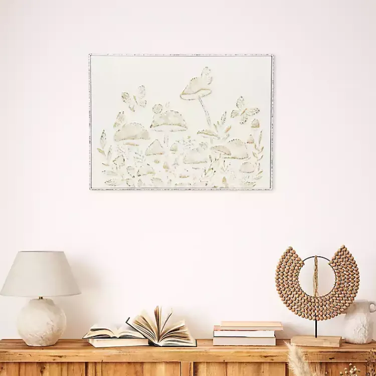 Wall Plaques-Kirklands Home Mushroom Forest Metal Wall Plaque