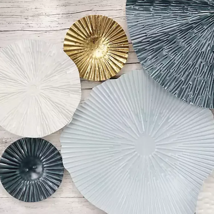 Wall Plaques-Kirklands Home Multicolor Round Panel Sasha Wall Plaque