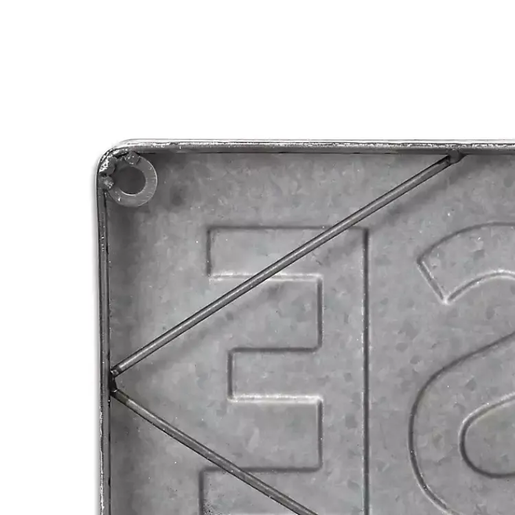 Wall Quotes & Signs-Kirklands Home Galvanized Metal Lake House Wall Sign