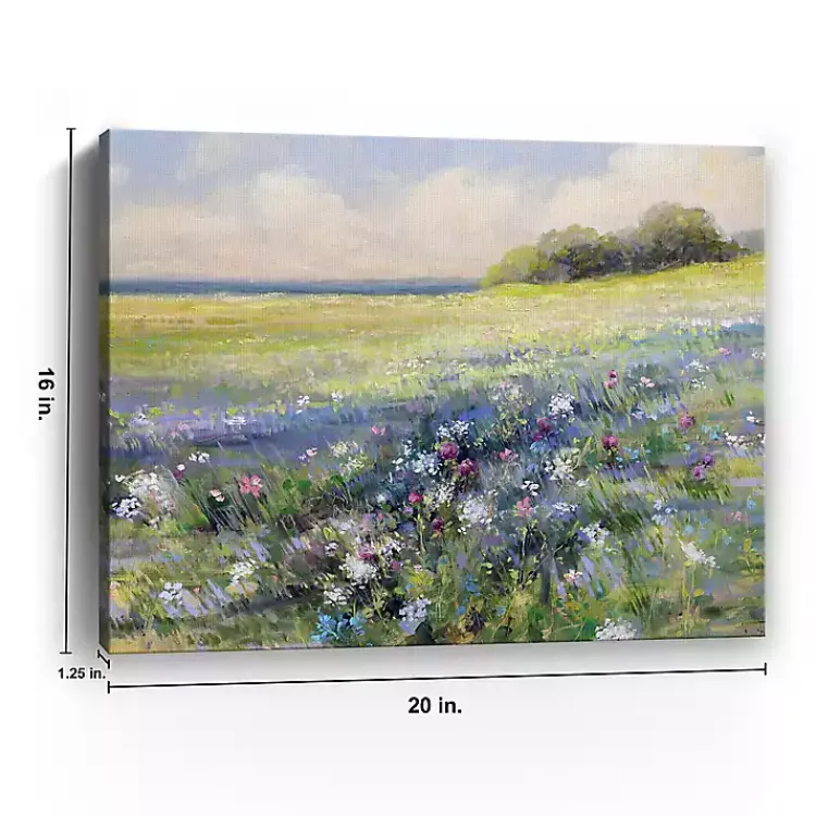 Canvas Art-Kirklands Home Flowers by the Sea Canvas Art Print