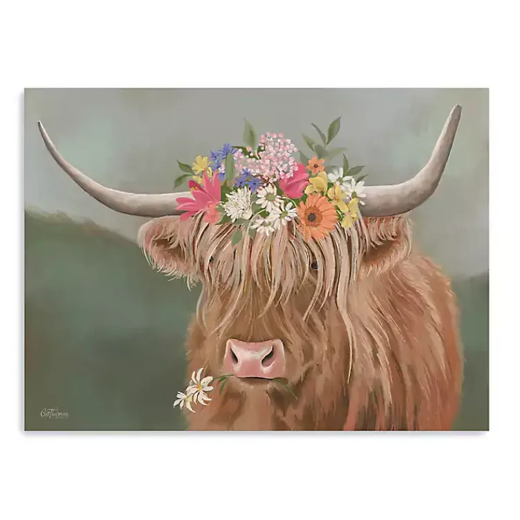 Canvas Art-Kirklands Home Daisy Mae Cow Canvas Art Print