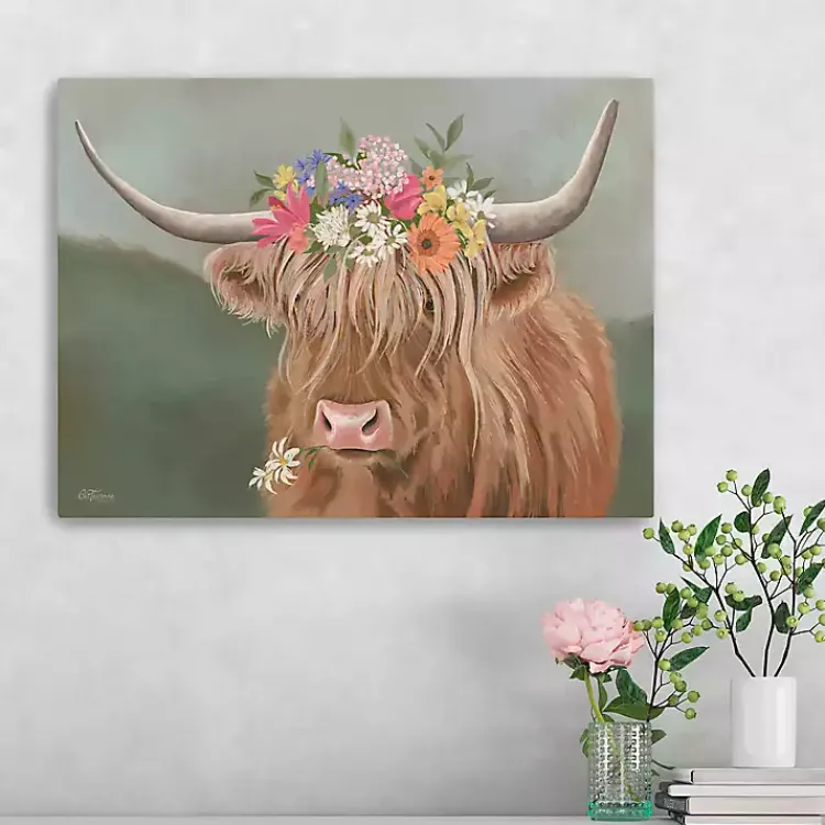 Canvas Art-Kirklands Home Daisy Mae Cow Canvas Art Print