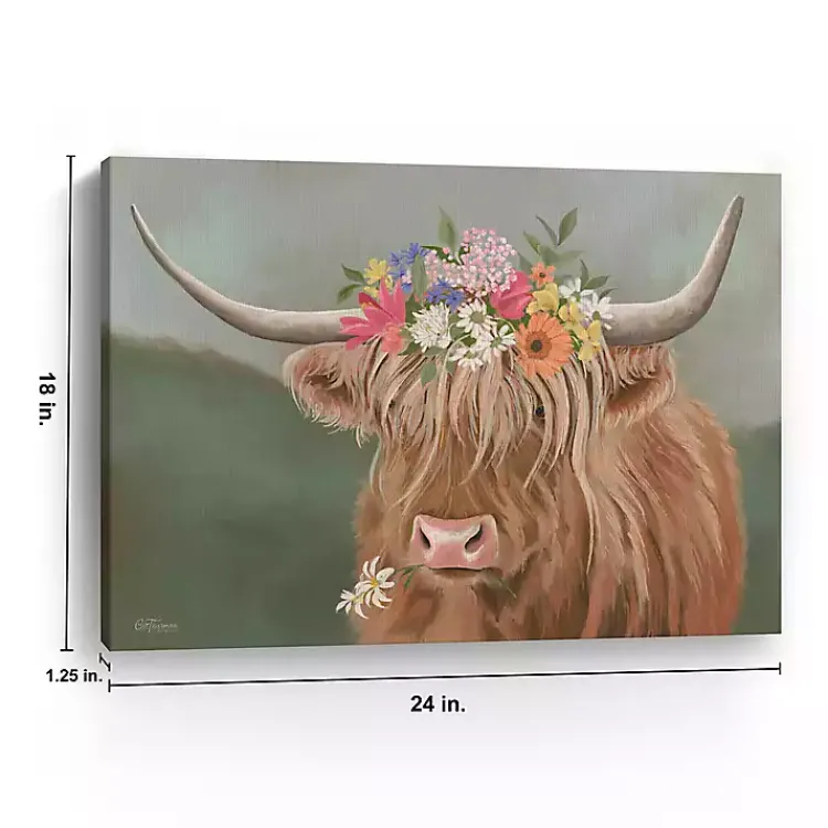 Canvas Art-Kirklands Home Daisy Mae Cow Canvas Art Print