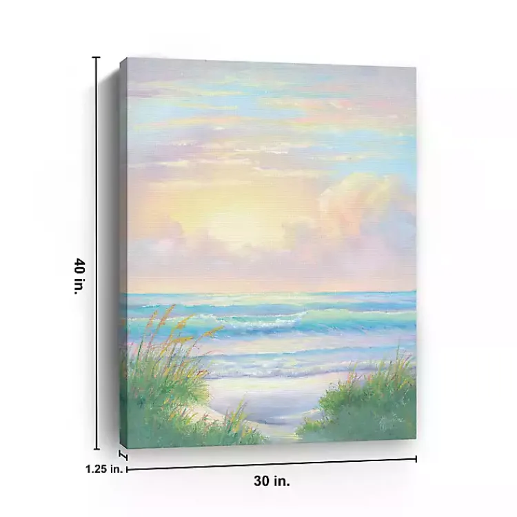 Canvas Art-Kirklands Home Sunlit Waves Canvas Art Print