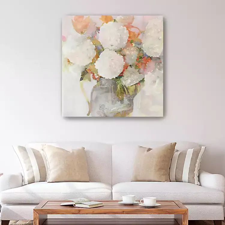 Canvas Art-Kirklands Home Watercolor Table Bouquet Canvas Art Print