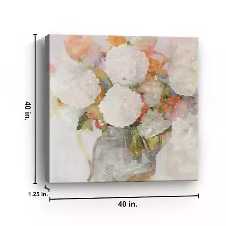 Canvas Art-Kirklands Home Watercolor Table Bouquet Canvas Art Print