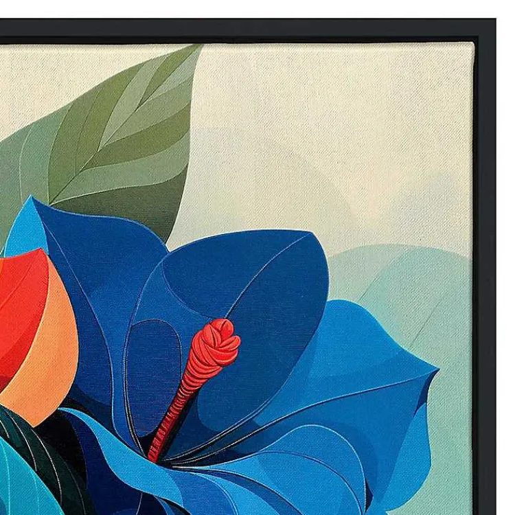 Canvas Art-Kirklands Home Ultra Violet Blooms I Framed Canvas Art Print