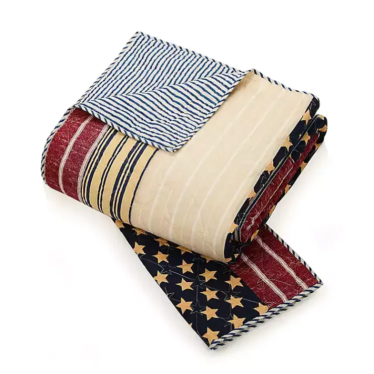 Quilts-Kirklands Home Stars and Striped Patch 3-pc. King Quilt Set