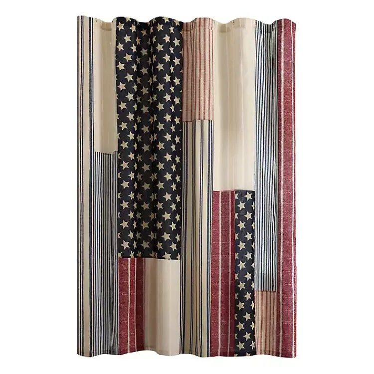 Shower Curtains-Kirklands Home Americana Shower Curtain Multi