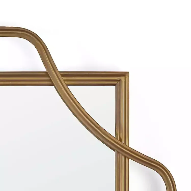 Decorative Mirrors-Kirklands Home Amir Bronze Metal Wall Mirror