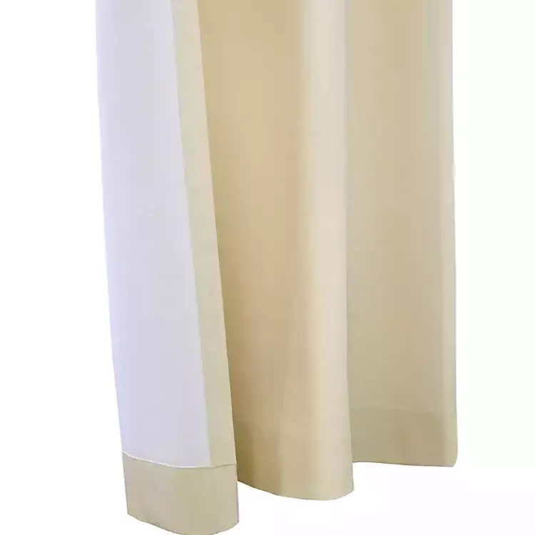 Curtains & Drapes-Kirklands Home Natural Room Darkening Curtain Panel Set, 84 in. Tan