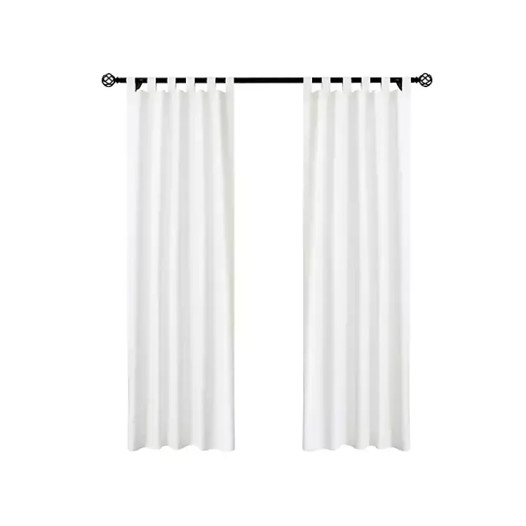 Curtains & Drapes-Kirklands Home Weathermate Blackout Curtain Panel, 63 in. White