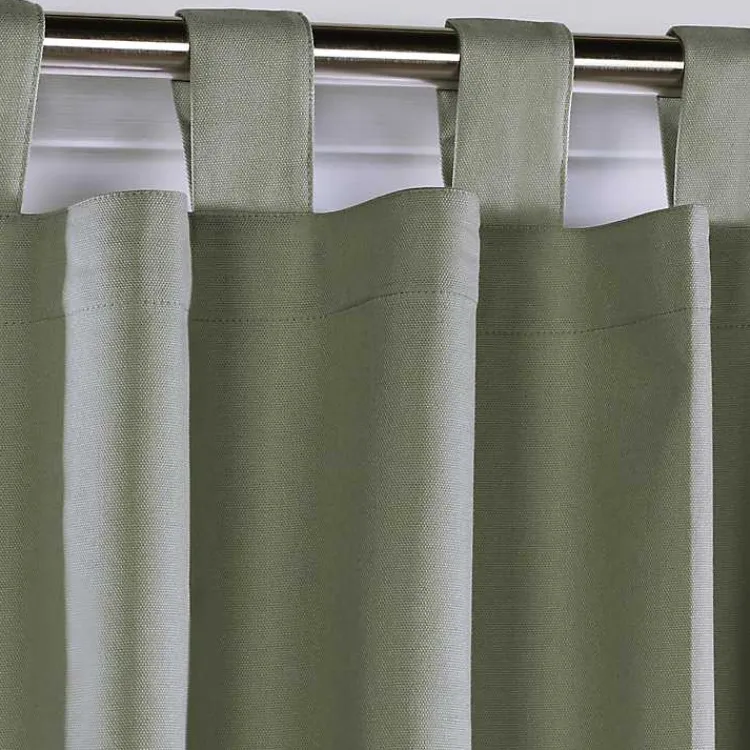 Curtains & Drapes-Kirklands Home Sage Weathermate Curtain Panel, 72 in. Green