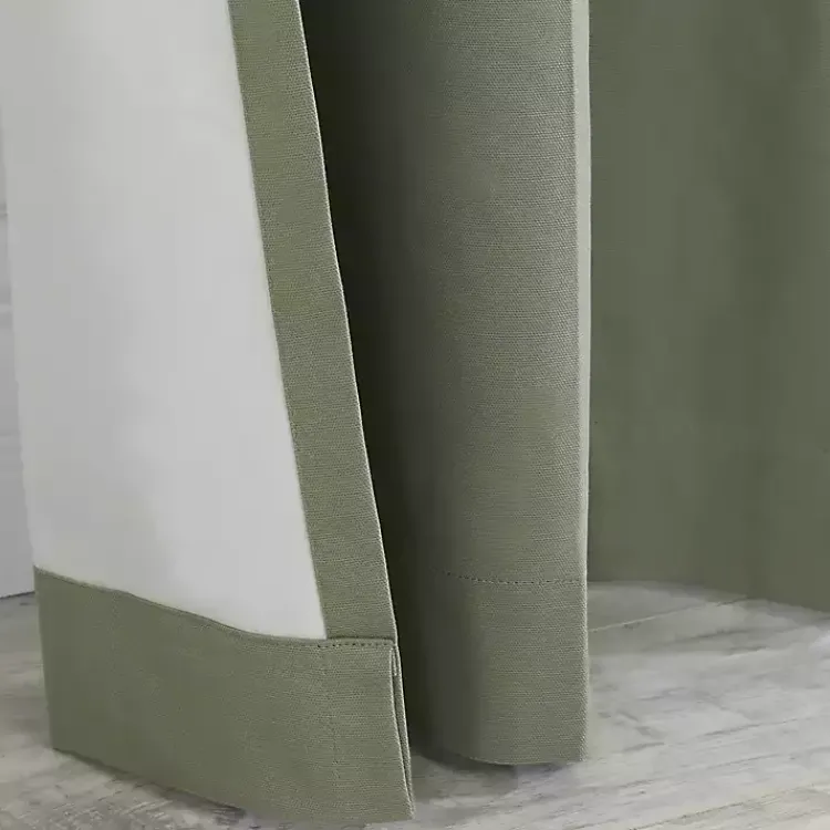 Curtains & Drapes-Kirklands Home Sage Weathermate Curtain Panel, 72 in. Green