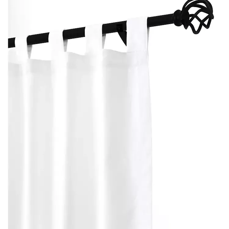 Curtains & Drapes-Kirklands Home Weathermate Blackout Curtain Panel, 84 in. White