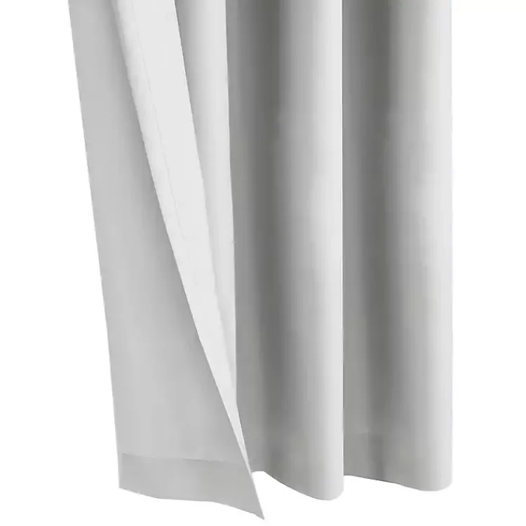 Curtains & Drapes-Kirklands Home Alpine Blackout Curtain Panel, 108 in. White