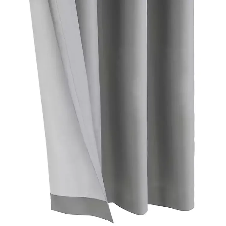 Curtains & Drapes-Kirklands Home Light Alpine Blackout Curtain Panel, 63 in. Gray