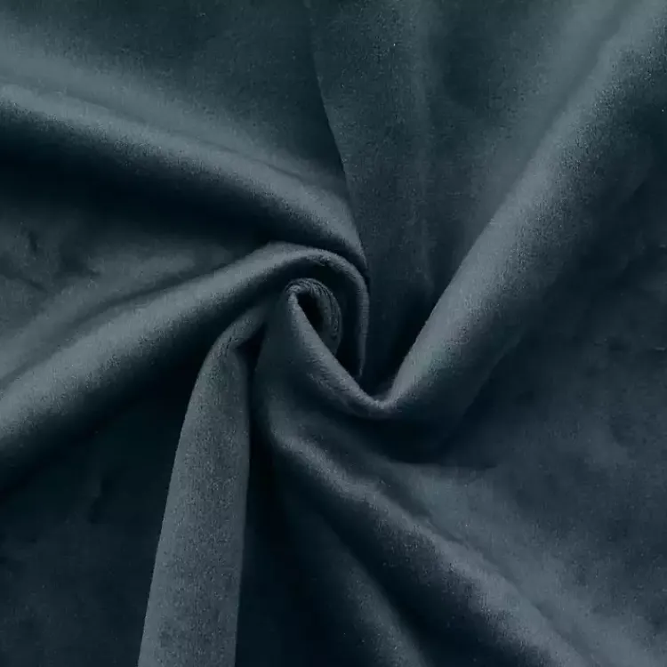 Curtains & Drapes-Kirklands Home Navy Faux Suede Blackout Curtain Panel, 108 in. Blue