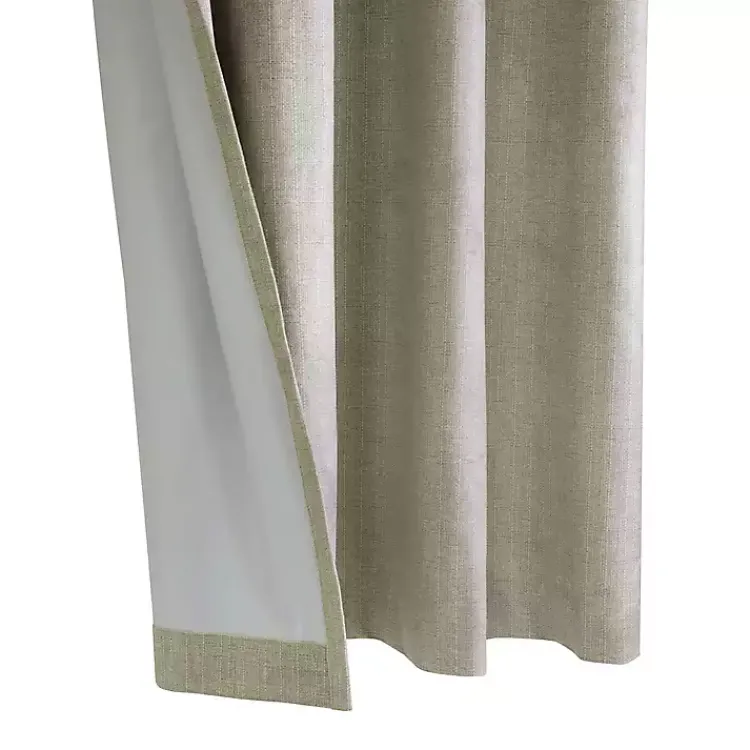 Curtains & Drapes-Kirklands Home Taupe Paris Velvet Blackout Curtain Panel, 95 in. Tan