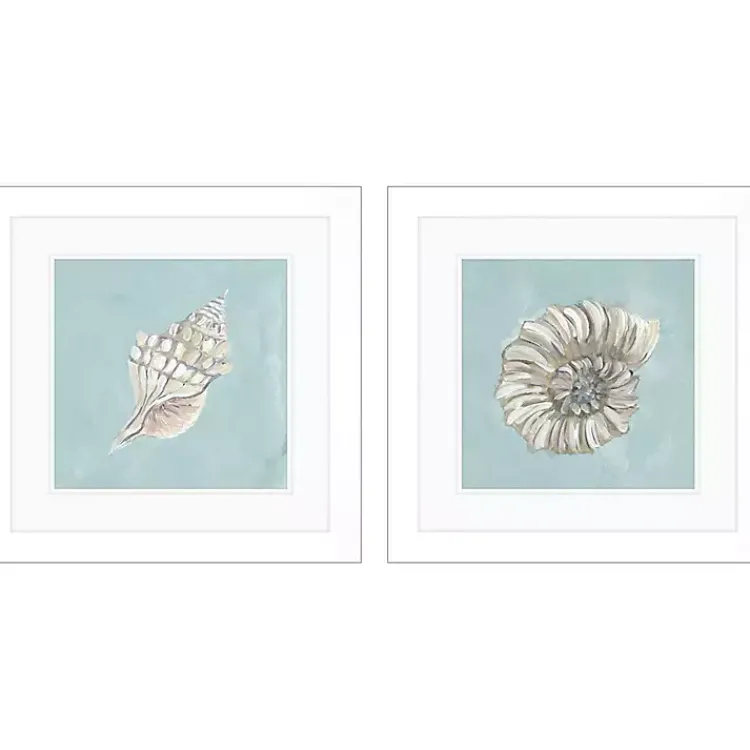 Framed Art-Kirklands Home Ocean Seashells I Framed Art Prints, Set of 2