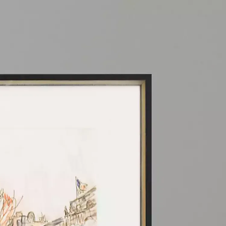 Framed Art-Kirklands Home The Pont Neuf Framed Art Print Multi