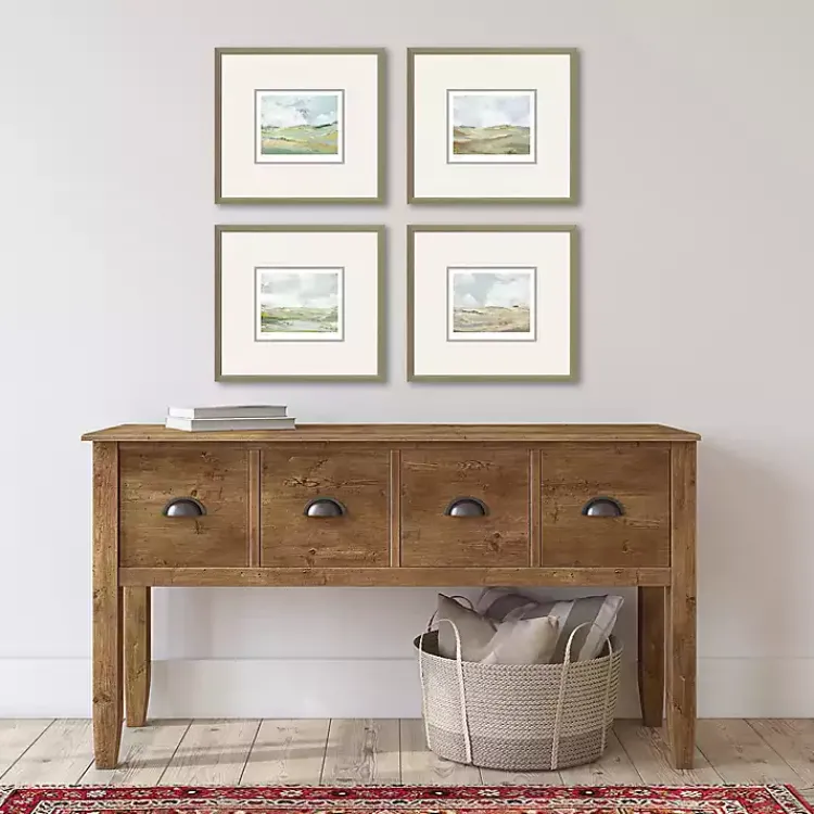 Framed Art-Kirklands Home Afternoon Landscape Framed Art Prints, Set of 4